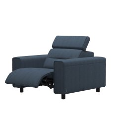 Stressless Emily Power Recliner with Wide Arms in Fabric Stressless Emily Power Recliner with Wide Arms in Fabric