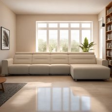 Stressless Emily 3 Seater, Power Right, Large Longseat Left, with Wide Arms in Fabric Stressless Emily 3 Seater, Power Right, Large Longseat Left, with Wide Arms in Fabric