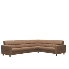 Stressless Fiona Corner Group, 3 Seats LHF, 2 Seats RHF, with Upholstered Arms in Leather Stressless Fiona Corner Group, 3 Seats LHF, 2 Seats RHF, with Upholstered Arms in Leather