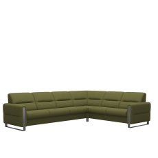 Stressless Fiona Corner Group, 3 Seats LHF, 2 Seats RHF, with Steel Arms in Fabric Stressless Fiona Corner Group, 3 Seats LHF, 2 Seats RHF, with Steel Arms in Fabric