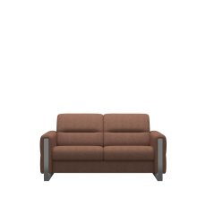 Stressless Fiona 2 Seater Sofa with Wood Arms in Fabric Stressless Fiona 2 Seater Sofa with Wood Arms in Fabric