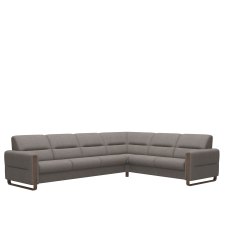 Stressless Fiona Corner Group, 3 Seats LHF, 2 Seats RHF, with Wood Arms in Fabric Stressless Fiona Corner Group, 3 Seats LHF, 2 Seats RHF, with Wood Arms in Fabric