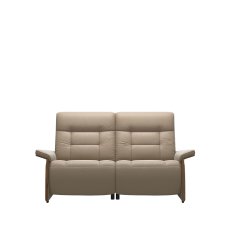Stressless Mary 2 Seater Sofa with Wood Arms in Leather Stressless Mary 2 Seater Sofa with Wood Arms in Leather