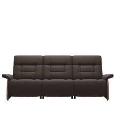 Stressless Mary 3 Seater Sofa with Wood Arms in Leather Stressless Mary 3 Seater Sofa with Wood Arms in Leather