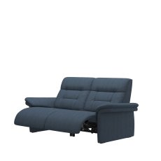 Stressless Mary 2 Seater Power Recliner with Upholstered Arms in Fabric Stressless Mary 2 Seater Power Recliner with Upholstered Arms in Fabric