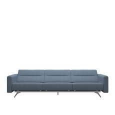 Stressless Stella 3.5 Seater Sofa with Upholstered Arms in Fabric