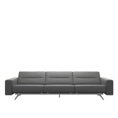 Stressless Stella 3.5 Seater Sofa with Upholstered Arms in Leather