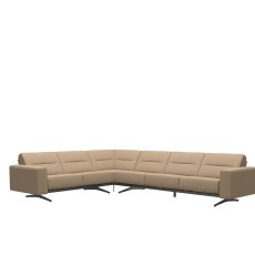 Stressless Stella Corner Group, 2 Seats LHF, 3 Seats RHF, with Upholstered Arms in Leather Stressless Stella Corner Group, 2 Seats LHF, 3 Seats RHF, with Upholstered Arms in Leather