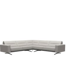 Stressless Stella Corner Group, 2.5 Seats LHF, 2.5 Seats RHF, with Upholstered Arms in Leather Stressless Stella Corner Group, 2.5 Seats LHF, 2.5 Seats RHF, with Upholstered Arms in Leather