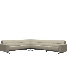 Stressless Stella Corner Group, 2.5 Seats LHF, 3 Seats RHF, with Upholstered Arms in Leather Stressless Stella Corner Group, 2.5 Seats LHF, 3 Seats RHF, with Upholstered Arms in Leather