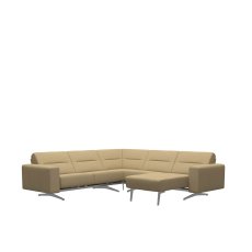 Stressless Stella Corner Group, 2 Seats LHF, 1 Seat with Medium Longseat RHF, with Upholstered Arms Stressless Stella Corner Group, 2 Seats LHF, 1 Seat with Medium Longseat RHF, with Upholstered Arms
