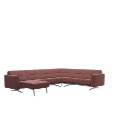 Stressless Stella Corner Group, 2 Seats with Medium Longseat LHF, 2 Seats RHF, with Upholstered Arms Stressless Stella Corner Group, 2 Seats with Medium Longseat LHF, 2 Seats RHF, with Upholstered Arms