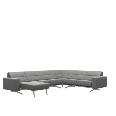 Stressless Stella Corner Group, 2 Seats with Medium Longseat LHF, 2 Seats RHF, with Upholstered Arms Stressless Stella Corner Group, 2 Seats with Medium Longseat LHF, 2 Seats RHF, with Upholstered Arms