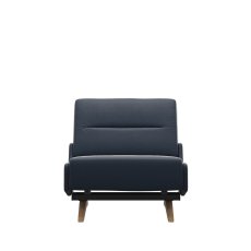 Stressless Stella Chair with Sidepanels and Wood Feet in Leather Stressless Stella Chair with Sidepanels and Wood Feet in Leather