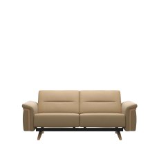 Stressless Stella 2 Seater Sofa with Wood Arms in Leather Stressless Stella 2 Seater Sofa with Wood Arms in Leather