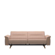 Stressless Stella 2.5 Seater Sofa with Wood Arms in Fabric