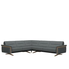 Stressless Stella Corner Group, 2 Seats LHF, 2.5 Seats RHF, with Wood Arms in Fabric Stressless Stella Corner Group, 2 Seats LHF, 2.5 Seats RHF, with Wood Arms in Fabric