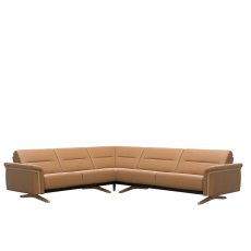 Stressless Stella Corner Group, 2 Seats LHF, 2.5 Seats RHF, with Wood Arms in Leather Stressless Stella Corner Group, 2 Seats LHF, 2.5 Seats RHF, with Wood Arms in Leather