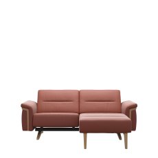 Stressless Stella 1 Seater with Medium Longseat RHF, with Wood Arms in Leather Stressless Stella 1 Seater with Medium Longseat RHF, with Wood Arms in Leather