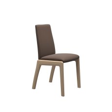 Stressless Laurel Medium Low Back Dining Chair with D100 Legs in Leather Stressless Laurel Medium Low Back Dining Chair with D100 Legs in Leather