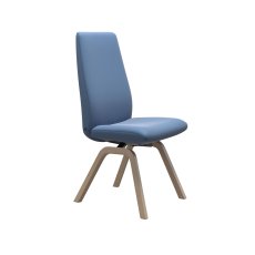 Stressless Laurel Large High Back Dining Chair with D200 Legs in Leather Stressless Laurel Large High Back Dining Chair with D200 Legs in Leather