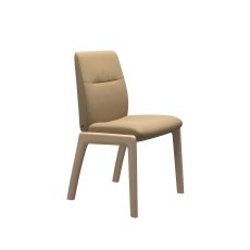 Stressless Mint Low Back Dining Chair with D100 Legs in Leather Stressless Mint Low Back Dining Chair with D100 Legs in Leather