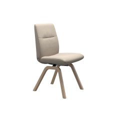 Stressless Mint Low Back Dining Chair with D200 Legs in Leather Stressless Mint Low Back Dining Chair with D200 Legs in Leather