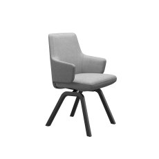 Stressless Vanilla Low Back Dining Chair with Arms and D200 Legs in Fabric Stressless Vanilla Low Back Dining Chair with Arms and D200 Legs in Fabric