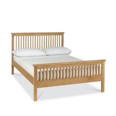 Atlanta Oak 122cm High Footend Bedstead