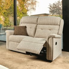 Sherborne Roma 2 Seater Recliner in Fabric Sherborne Roma 2 Seater Recliner in Fabric