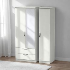 Camden Triple 2 Drawer Mirror Robe Camden Triple 2 Drawer Mirror Robe