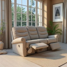 G Plan Holmes 3 Seater Double Recliner in Leather G Plan Holmes 3 Seater Double Recliner in Leather