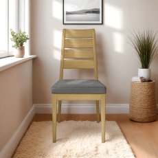 Ercol Romana Dining Chair in Fabric Ercol Romana Dining Chair in Fabric