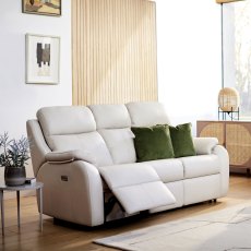 G Plan Kingsbury 3 Seater Double Recliner in Leather