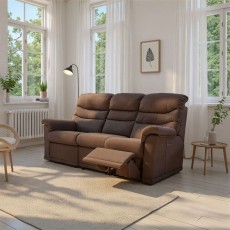 G Plan Malvern 3 Seater (3 Cushion) Recliner in Leather G Plan Malvern 3 Seater (3 Cushion) Recliner in Leather