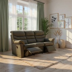 G Plan Malvern 3 Seater (3 Cushion) Double Recliner in Leather G Plan Malvern 3 Seater (3 Cushion) Double Recliner in Leather
