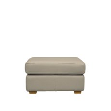 G Plan Seattle Footstool with Show Wood in Leather G Plan Seattle Footstool with Show Wood in Leather