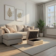 G Plan Seattle Storage Footstool in Leather G Plan Seattle Storage Footstool in Leather