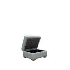 G Plan Seattle Storage Footstool with Show Wood in Fabric G Plan Seattle Storage Footstool with Show Wood in Fabric