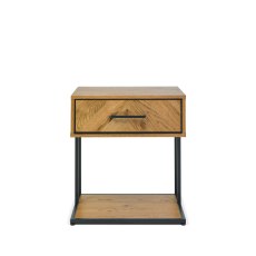 Riva Oak 1 Drawer Nightstand