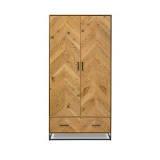 Riva Oak Double Wardrobe