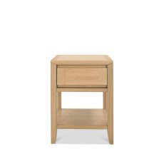 Bergen Oak Lamp Table with Drawer