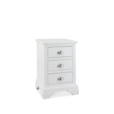 Hampstead White 3 Drawer Nightstand