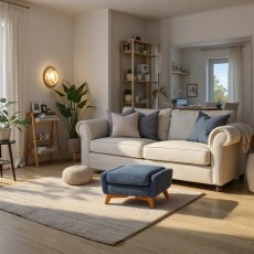 Ercol Cosenza Footstool in Fabric Ercol Cosenza Footstool in Fabric