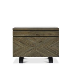 Ellipse Fumed Oak Narrow Sideboard