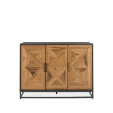 Indus Rustic Oak Peppercorn Narrow Sideboard