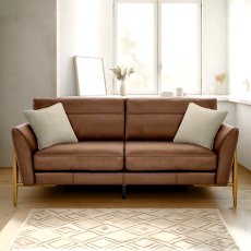 Ercol Forli Medium Sofa in Leather Ercol Forli Medium Sofa in Leather