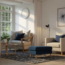 Ercol Marinello Footstool in Fabric Ercol Marinello Footstool in Fabric