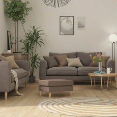 Ercol Marinello Footstool in Leather Ercol Marinello Footstool in Leather