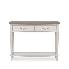 Montreux Washed Oak and Soft Grey Console Table